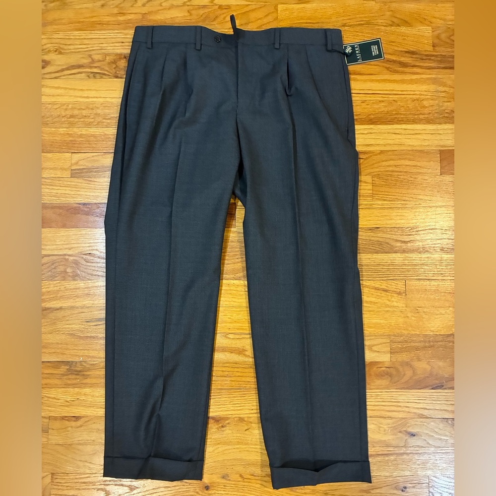 NWT Ralph Lauren Charcoal Dress Pants